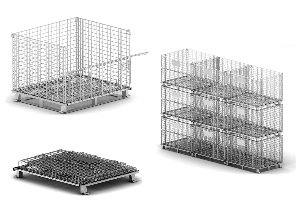 Gaiola de Metal Dobrável ou Desmontável