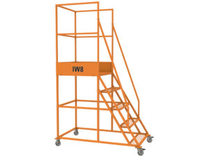 Escada com Plataforma Integrada 1,3m com 4 Degraus