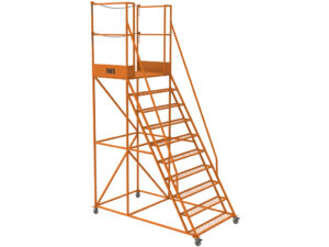 Escada Industrial de Trabalho 2,5m com Plataforma