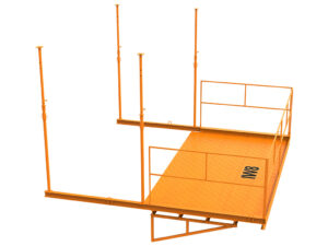 Plataforma de Descarga Retangular 2m x 4m – Cap. 2Ton