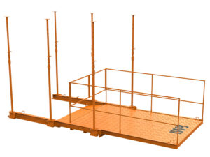 Plataforma de Descarga Retrátil Compacta 2m x 2m – Cap. 1,5Ton