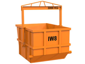 Contentor de Carga Basculante Cap. 3m³ 3000Kg