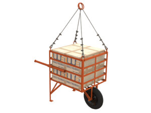 Transportador de Blocos com Alças para Içamento