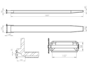 Extensão para Garfo de Empilhadeira