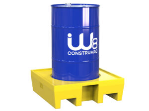 Pallet Contenção 1 Tambor Grade Fixa