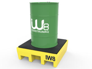 Pallet de contenção 1 tambor 200 litros Grupo Construmaq