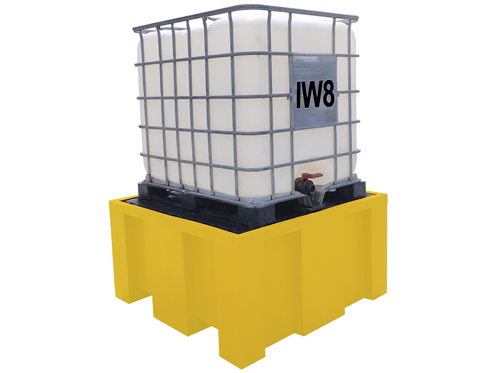 Soluções em pallets de contenção ambiental