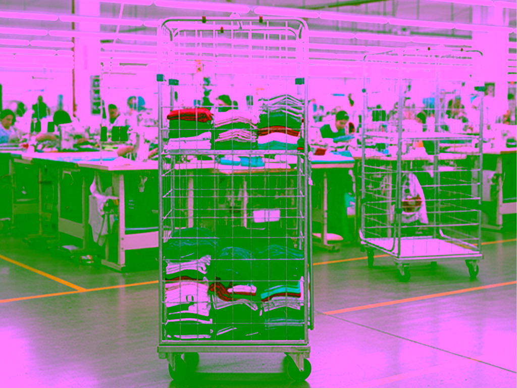 Carrinho multiuso com rodas