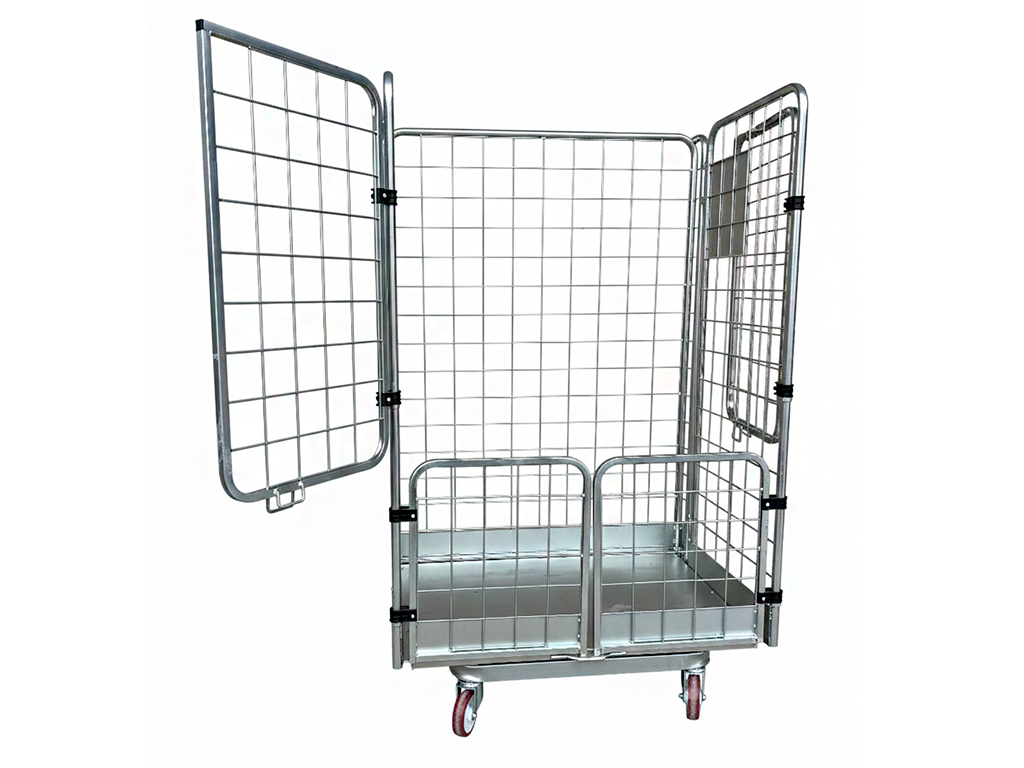 Carrinho tipo gaiola fechado