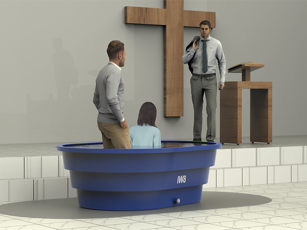 Tanque Batismal Portátil