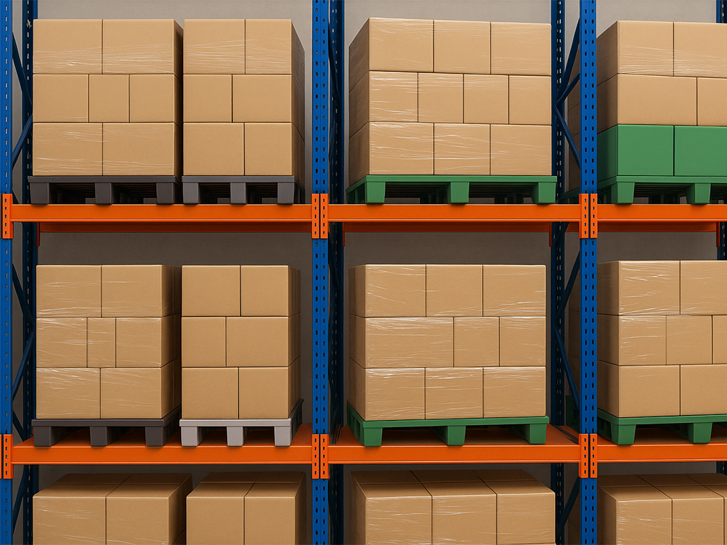 pallet de plástico rotomoldado para exportação