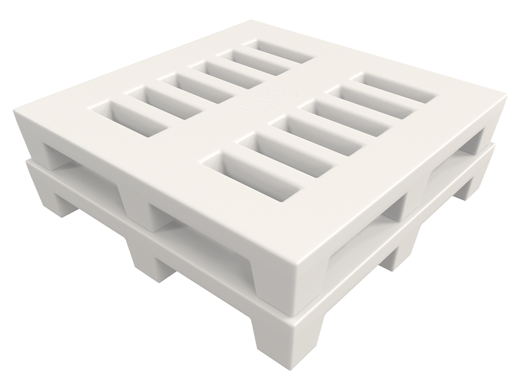 pallet plástico branco rotomoldado 1000kg