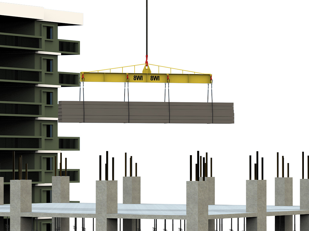 Equipamento de elevação de carga com balancim