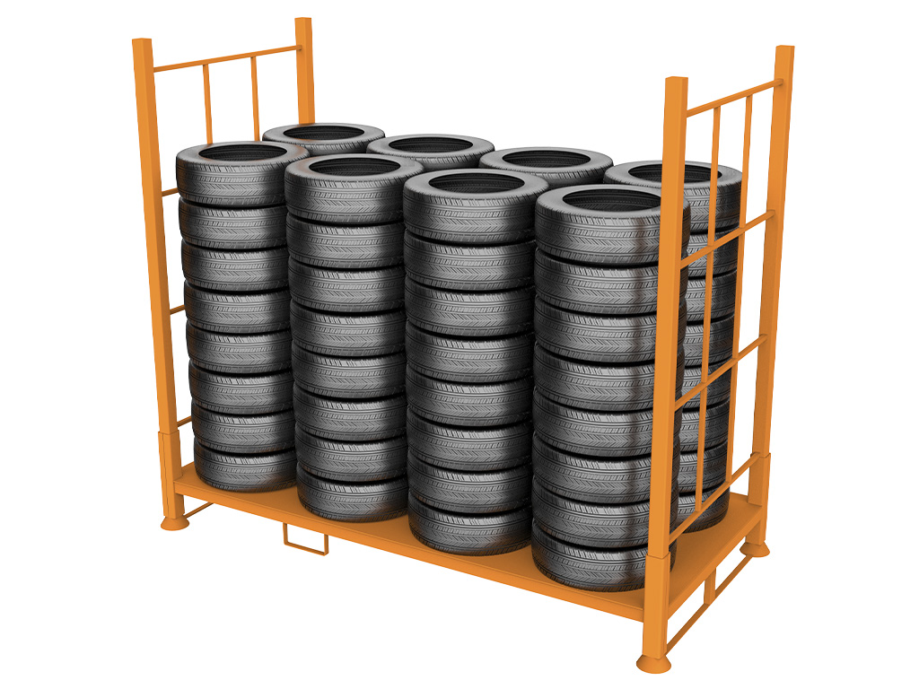 expositor de pneus para borracharia