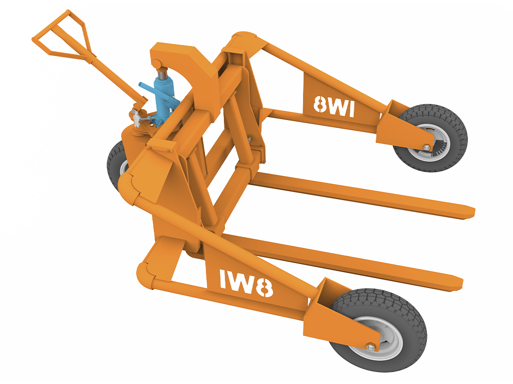 paleteira hidraulica manual para terrenos irregulares
